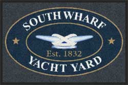 2 'x 3' (24" x 35") Digiprint HD SOUTH WHARF  Indoor Logo Mat