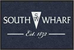 2 'x 3' (24" x 35") Digiprint HD SOUTH WHARF  Indoor Logo Mat