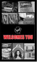 3' x 5' (34" x 58") Floor Impressions SPOTS Rubber Logo Mat