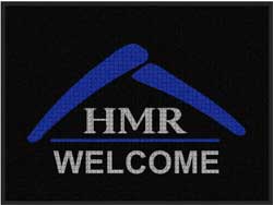 3' x 4' (35" x 45") Waterhog Impressions HD HMR  Indoor-Outdoor Logo Mat