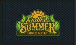 3' x 5' (35" x 56") Superscrape Impressions  ENDLESS SUMMER   Rubber Logo Mat