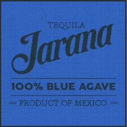 6' x 6' (70" x 70" ) Waterhog Inlay  JARANA  Indoor/Outdoor Logo Mat