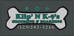 4' x 8' (45" x 95") Waterhog Impressions HD KLIP'N K-9  Indoor/ Outdoor Logo Mat