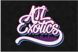 4' x 6' (45" x 69") ColorStar Impressions  ATL EXOTICS Indoor Logo Mat