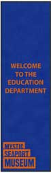 3' x 10' (35" x 119") Digiprint HD MYSTIC SEAPORT MUSEAM  Indoor Logo Mat