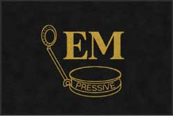 4' x 6' (45" x 69") ColorStar Impressions  EMPRESSIVE  Indoor Logo Mat