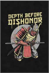 4' x 6' (45" x 69") Digiprint HD DEPTH BEFORE DISHONOR  Indoor Logo Mat
