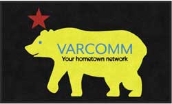 3' x 5' (35" x 58") Digiprint HD VARCOMM  Indoor Logo Mat