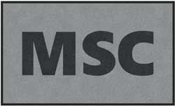 3' x 5' (35" x 58") ColorStar Impressions MSC  Indoor Logo Mat