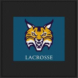 6' x 6' (67" x 67") Superscrape Impressions LACROSSE Rubber Logo Mat