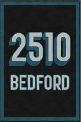 4' x 6' (45" x 69") ColorStar Impressions 2510 BEDFORD  Indoor Logo Mat