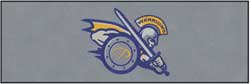 4' x 12' (45" x 143") Digiprint HD WARRIORS  Indoor Logo Mat