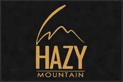 4' x 6' (45" x 69") Digiprint HD HAZY MOUNTAIN Indoor Logo Mat