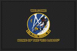 4' x 6' (45" x 69") Superscrape Impressions RIO LOBOS Rubber Logo Mat