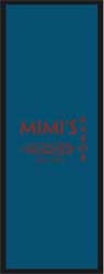 3' x 8' (34" x 93") Floor Impressions  MIMI'S  Rubber Logo Mat