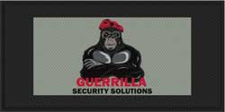 4' x 8' (45" x 95") Superscrape Impressions GUERRILLA  Rubber Logo Mat