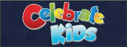 6' x 16' (68" x 190") ColorStar Impressions CELEBRATE KIDS  Indoor Logo Mat