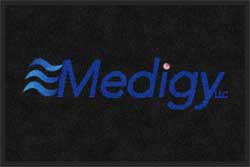 2 'x 3' (24" x 35") Digiprint HD MEDIGY  Indoor Logo Mat