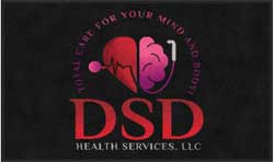 3' x 5' (35" x 58") Digiprint HD DSD HEALTH  Indoor Logo Mat