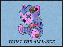 3' x 4' (35" x 47") ColorStar Impressions  Trust The Alliance   Indoor Logo Mat