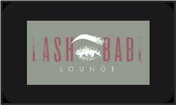3' x 5' (33" x 60") Hog heaven impressions LASH BABE 5/8" Rubber Anti-Fatigue Logo Mat