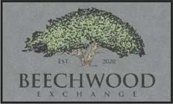 3' x 5' (35" x 59") ColorStar Impressions BEECHWOOD Indoor Logo Mat