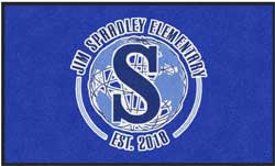 3' x 5' (35" x 59") ColorStar Impressions JIM SPRADLEY  Indoor Logo Mat