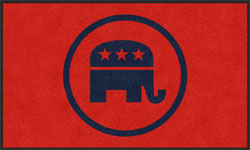 3' x 5' (35" x 59") Colorstar Impressions RNC  Indoor Logo Mat