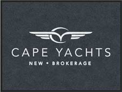 3' x 4' (35" x 45") Digiprint HD  CAPE YACHTS   Indoor Logo Mat