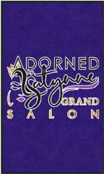 3' x 5' (35" x 59") ColorStar Impressions  ADORNED  Indoor Logo Mat