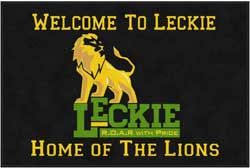 4' x 6' (45" x 69") Digiprint HD LECKIE Indoor Logo Mat