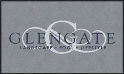 3' x 5' (35" x 58") Digiprint HD GLENGATE  Indoor Logo Mat
