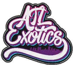 3' Custom Shape (35" inches) Digiprint HD Custom Shape ATL EXOTICS  Indoor Logo Mat