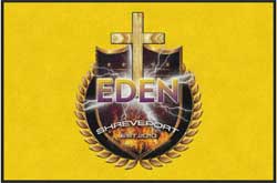4' x 6' (45" x 69") Digiprint HD EDEN SHREVEPORT   Indoor Logo Mat