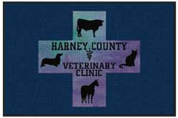 4' x 6' (45" x 69") Waterhog Impressions HD CCMC Indoor/Outdoor Logo Mat