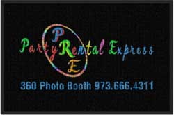 2' x 3' (24" x 35") Waterhog Impressions HD PARTY RENTAL   Indoor-Outdoor Logo Mat
