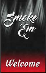 5' x 8' (58" x 95") Digiprint HD SMOKE'EM  Indoor Logo mat