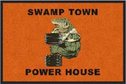 2 'x 3' (24" x 35") Digiprint HD  SWAMP TOWN  Indoor Logo Mat
