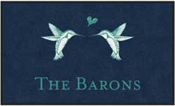 3' x 5' (35" x 58") Digiprint HD THE BARONS  Indoor Logo Mat