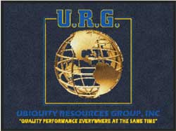 3' x 4' (35" x 45") Digiprint HD URG Indoor Logo Mat