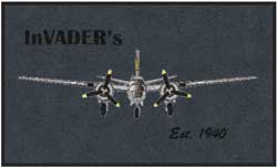 3' x 5' (35" x 58") Digiprint HD INVADERS Indoor Logo Mat