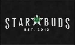 6' x 10' (68" x 119") Digiprint HD STARBUDS Indoor Logo mat
