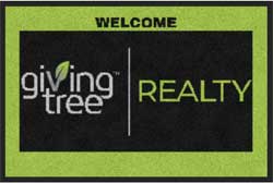 2' x 3' (24" x 35") ColorStar Impressions GIVING TREE  Indoor Logo Mat