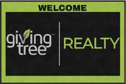 4' x 6' (45" x 69") ColorStar Impressions GIVING TREE  Indoor Logo Mat