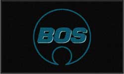 3' x 5' (35" x 58") Waterhog Impressions HD BOS  Indoor-Outdoor Logo Mat