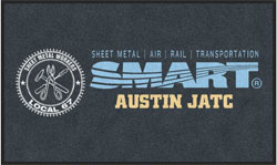 3' x 5' (35" x 58") Digiprint HD AUSTIN JATC  Indoor Logo Mat