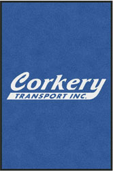 4' x 6' (45" x 69") ColorStar Impressions CORKERY  Indoor Logo Mat