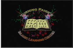 4' x 6' (45" x 69") Waterhog Impressions HD TURNING PAIGE'S  Indoor/Outdoor Logo Mat