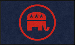 3' x 5' (35" x 59") Colorstar Impressions RNC  Indoor Logo Mat