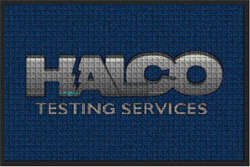 2' x 3' (24" x 35") Waterhog Impressions HD HALCO Indoor-Outdoor Logo Mat